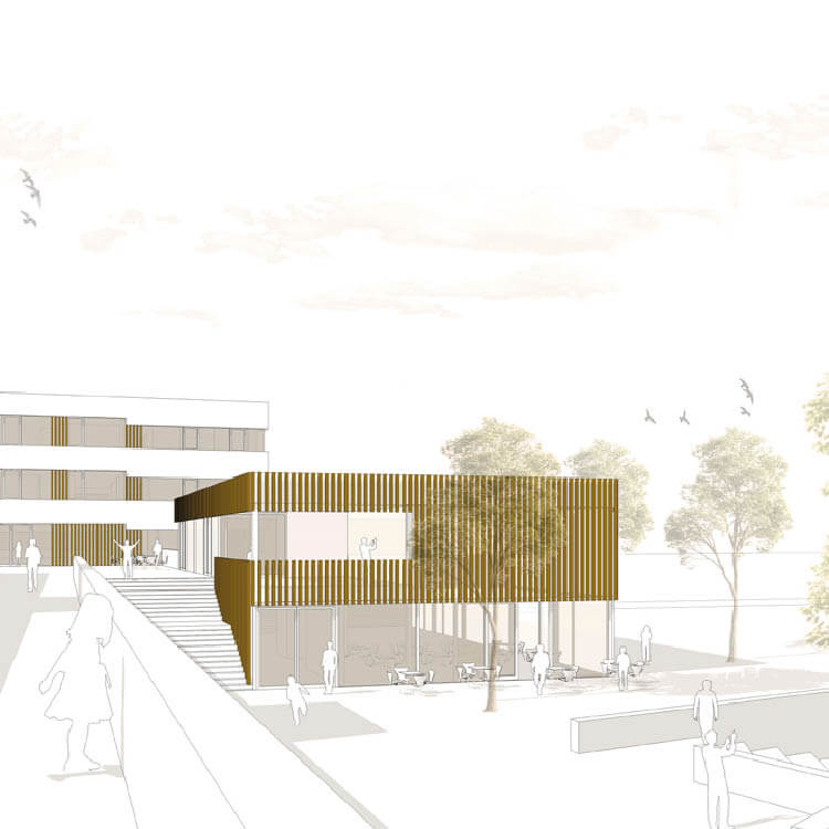 Sanierung und Erweiterung Realschule mit Neubau Mensa