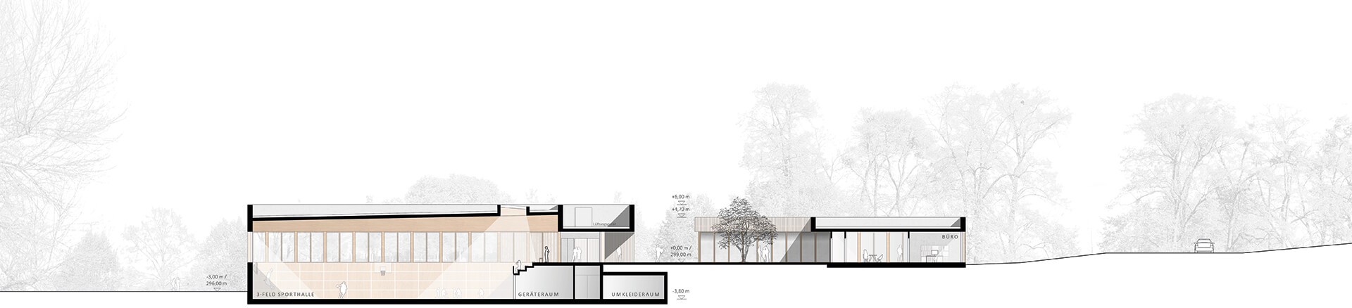 Sporthalle Auweisen Neckartenzlingen