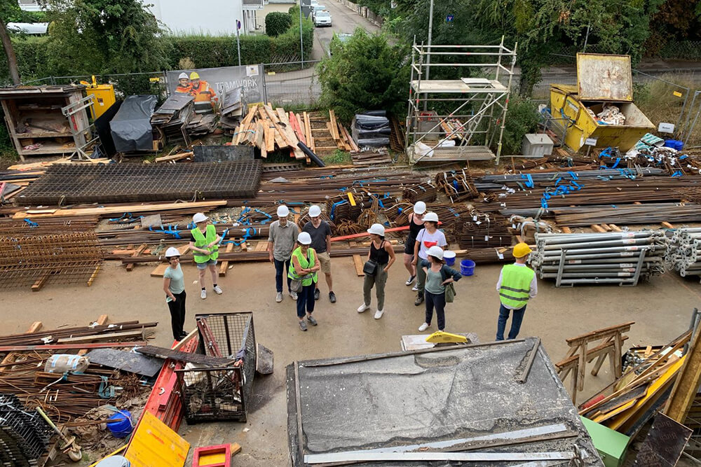 Ausflug auf die Baustelle