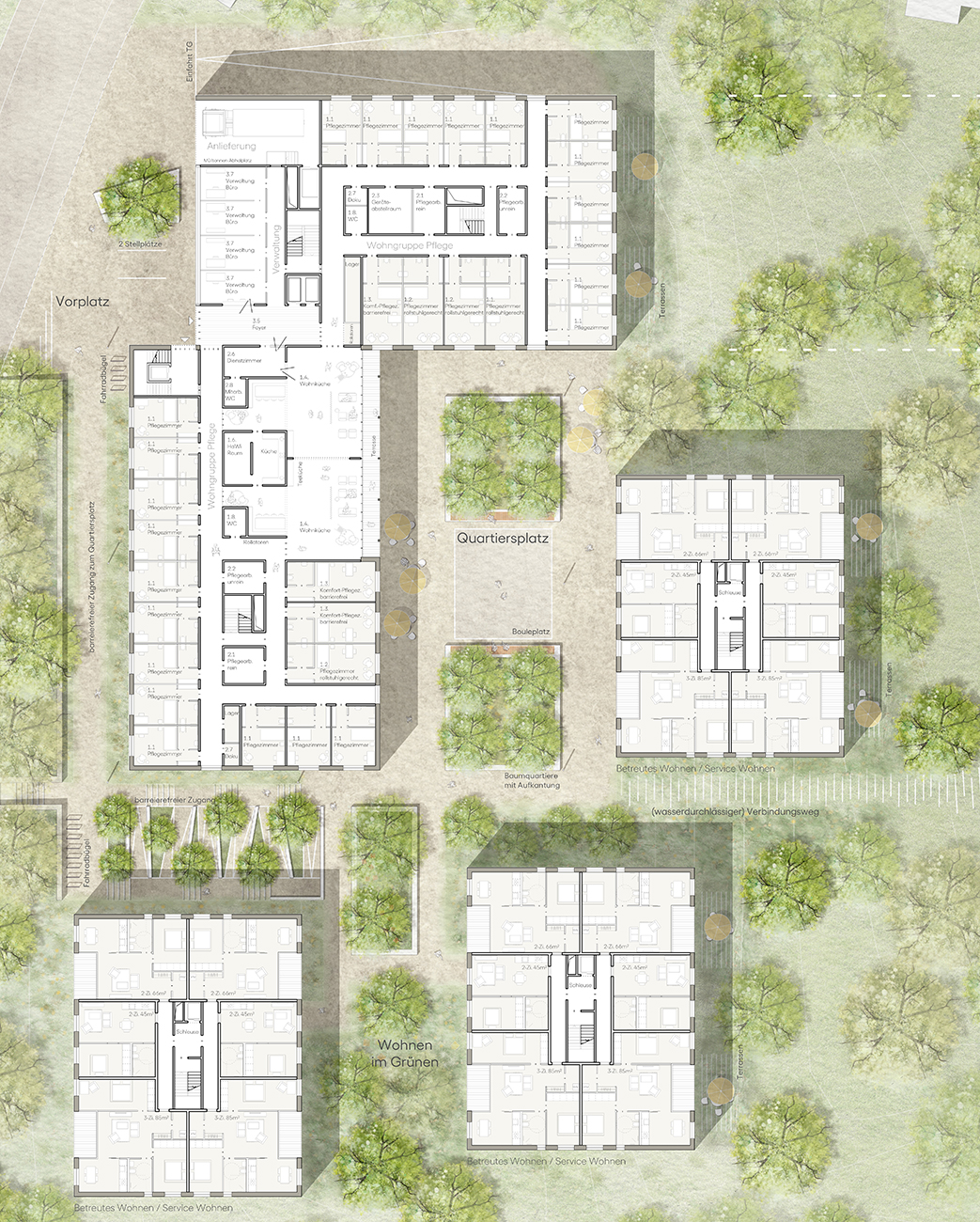 WB Wohnquartier Arthurstraße Stuttgart-Rohr